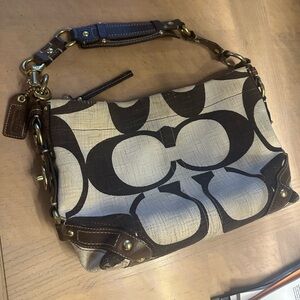 Coach Purse Bag Medium Auth!